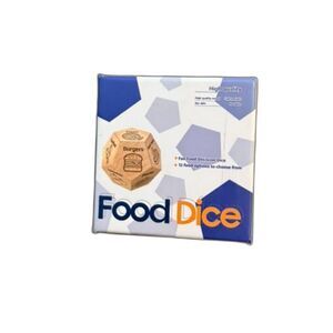 Food Dice – Decision-Making Dice Game for Meals Brand New in Original Packaging
